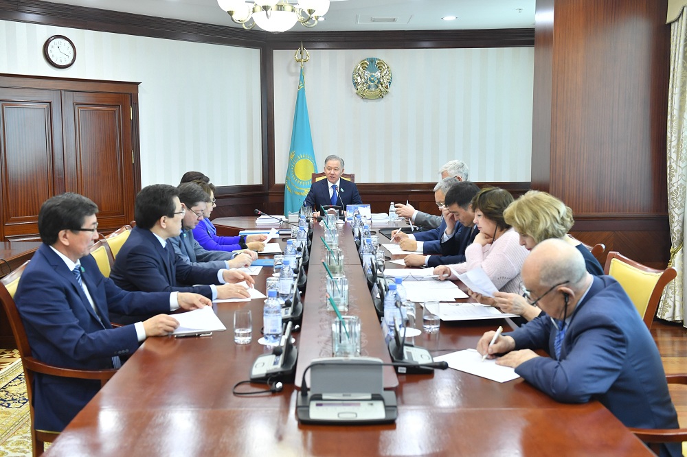 Н. Нығматулин Мәжілістің Бюро отырысын өткізді
