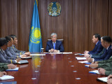 Қасым-Жомарт Тоқаев Мемлекеттік күзет қызметінің басқарушы құрамымен кездесті