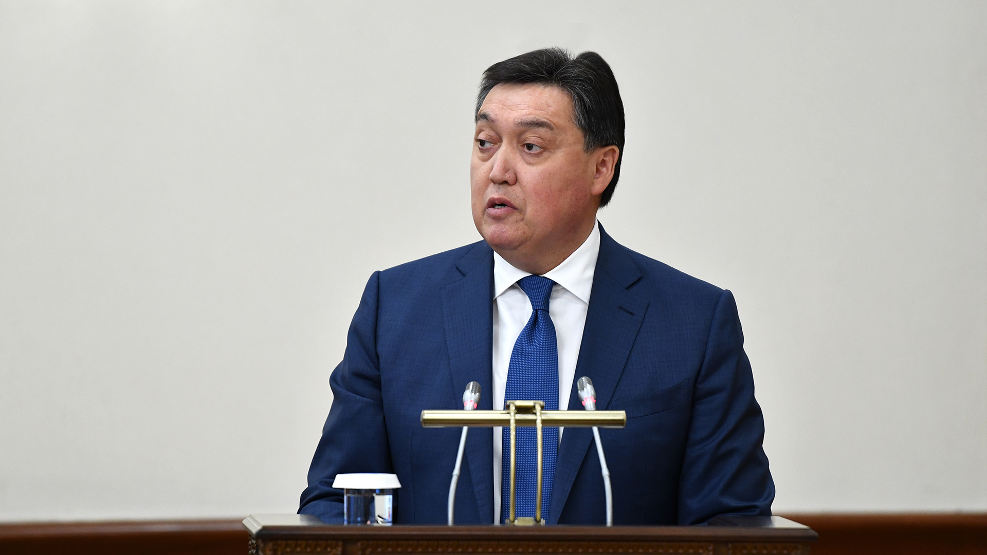 А. Маминнің Үкіметтің кеңейтілген отырысында сөйлеген сөзі