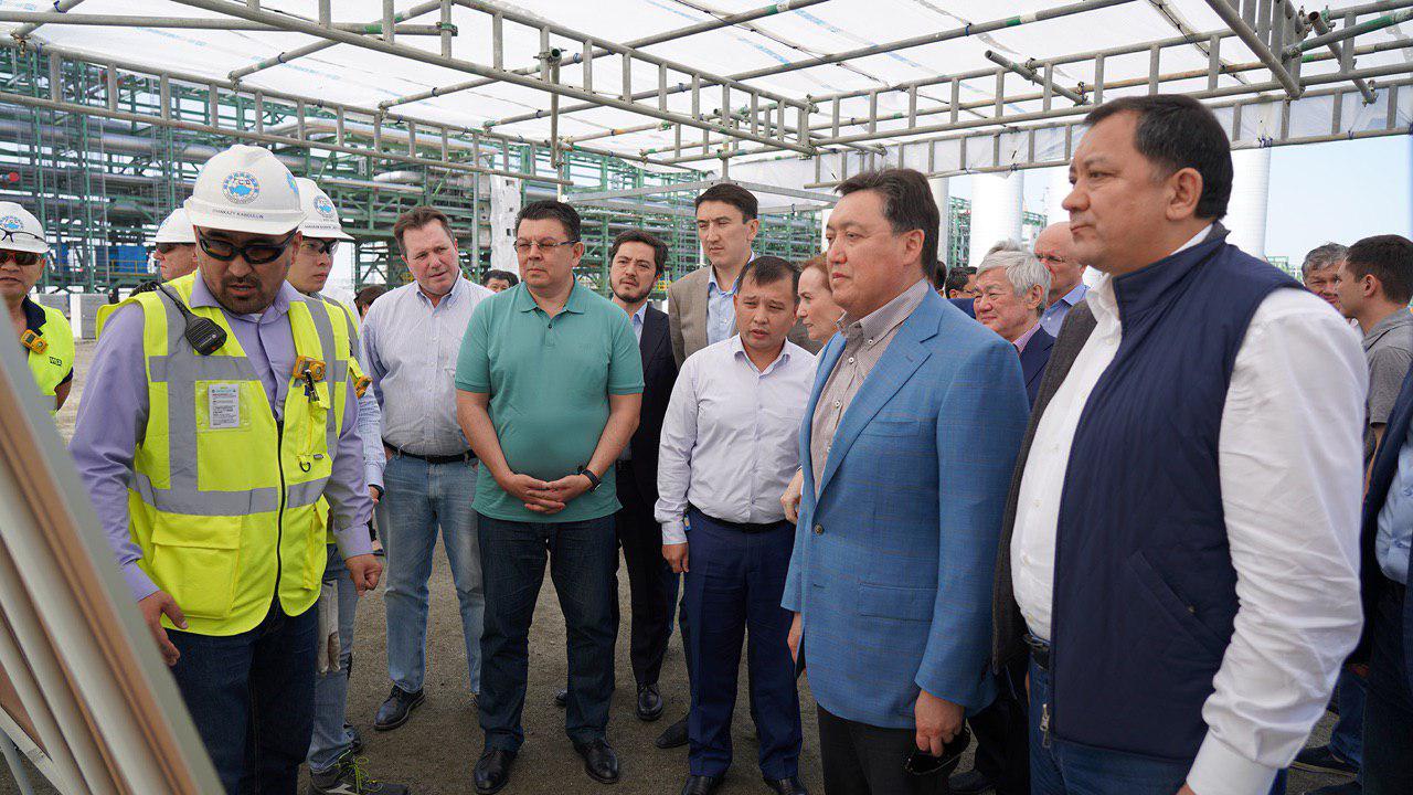 Асқар Мамин Теңіз кен орны мен бірқатар мұнай-газ жобаларын аралады