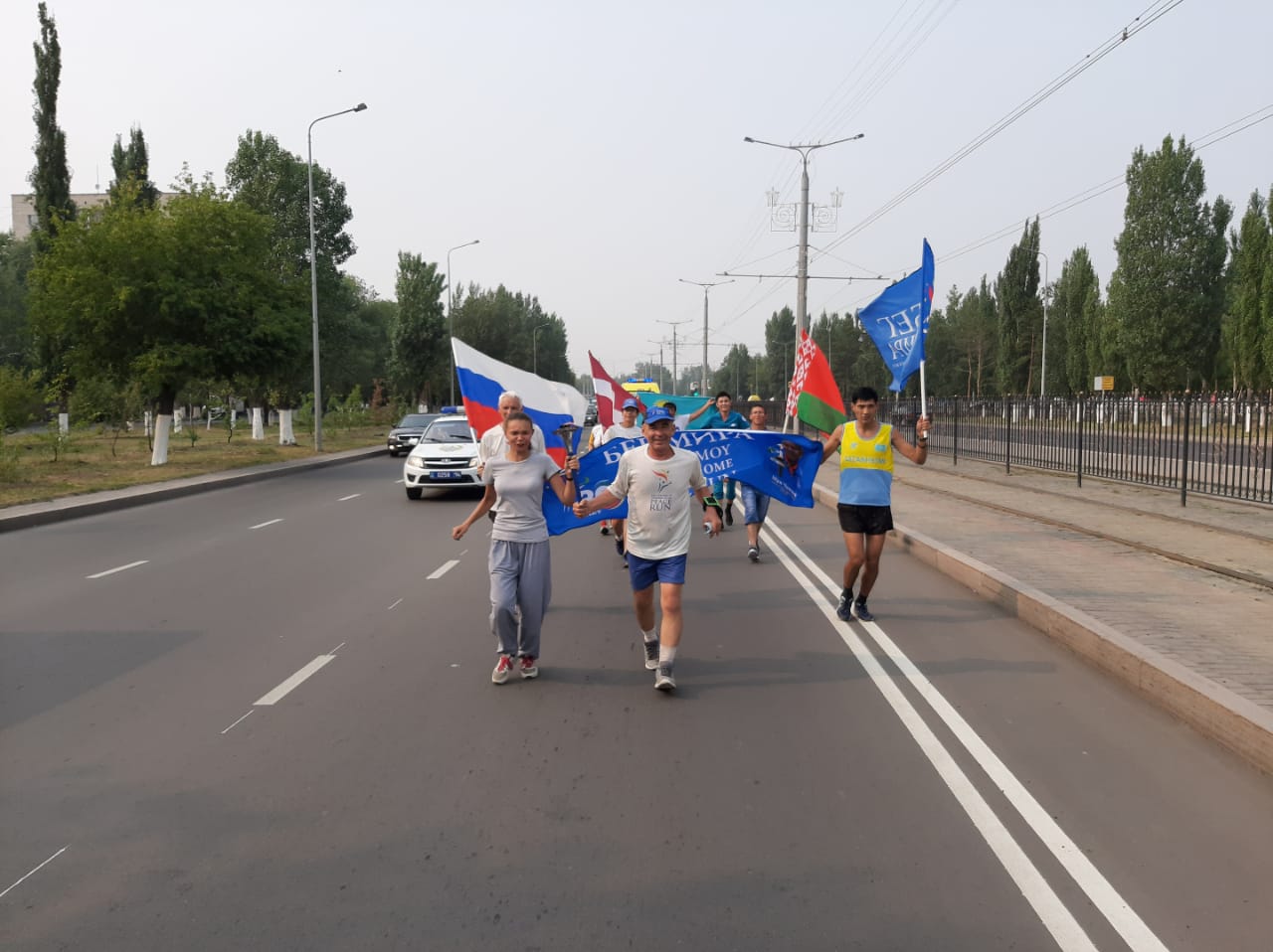 «Бейбітшілік жүгірісі» эстафетасының алауы Павлодарда