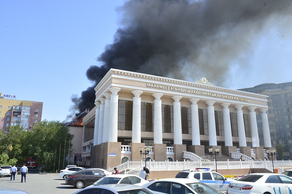 Отқа оранған театр жеке инвестициялар есебінен қалпына келтіріледі