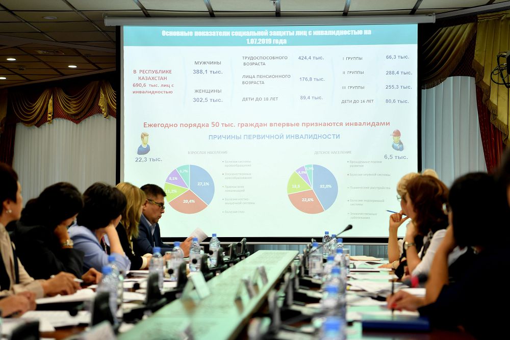 Сенатта мүмкіндігі шектеулі жандардың құқықтары мен өмір сапасын жақсарту жайы талқыланды