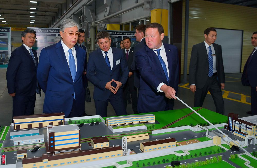 Қазақстан Президенті «Радуга» ЖШС-нің өндірістік әлеуетімен танысты