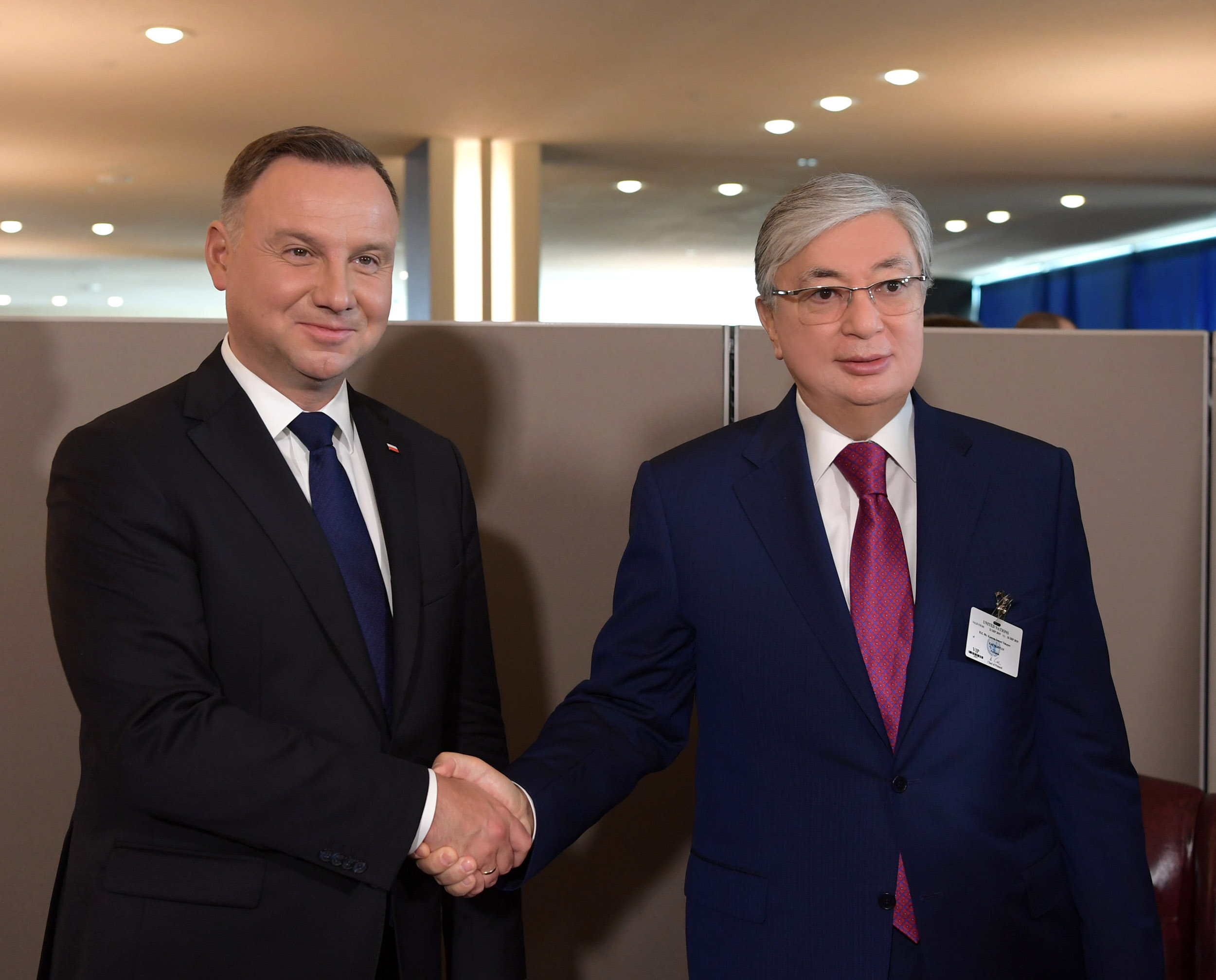 Қасым-Жомарт Тоқаев Польша Президенті Анджей Дудамен келіссөз жүргізді