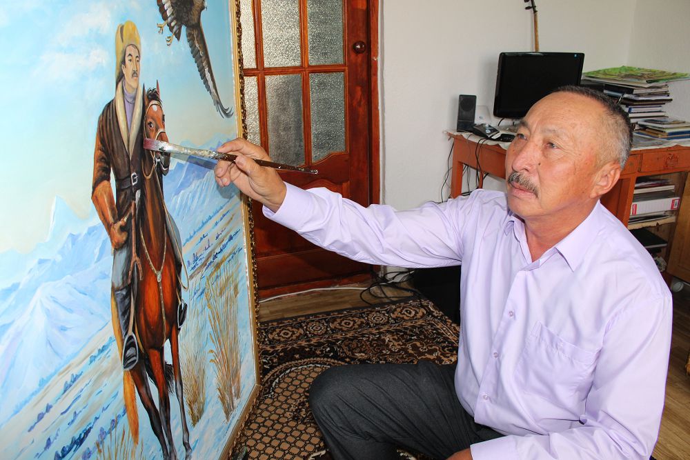 Ауылда тұратын суретші