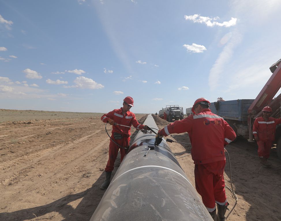«Сарыарқа» газ құбырының құрылысы бекітілген кестеге сәйкес жүргізілуде