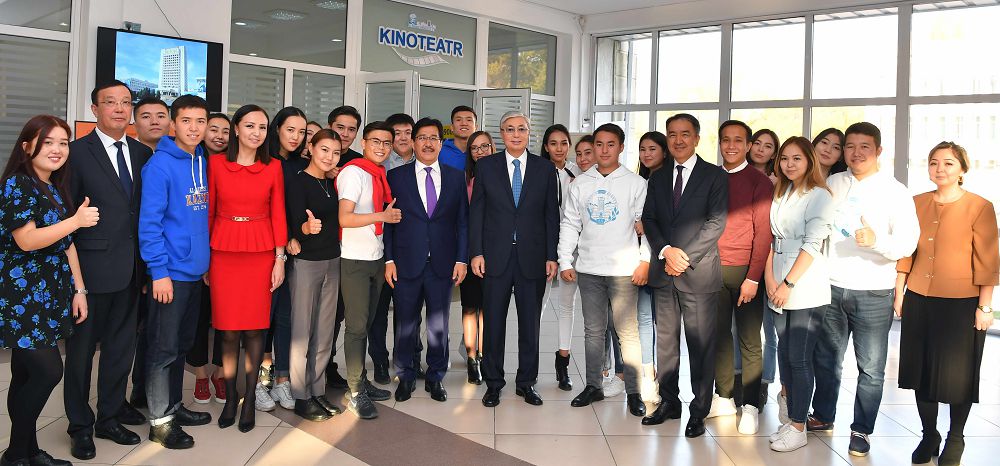 Мемлекет басшысы Әл-Фараби атындағы Қазақ ұлттық университетіне барды