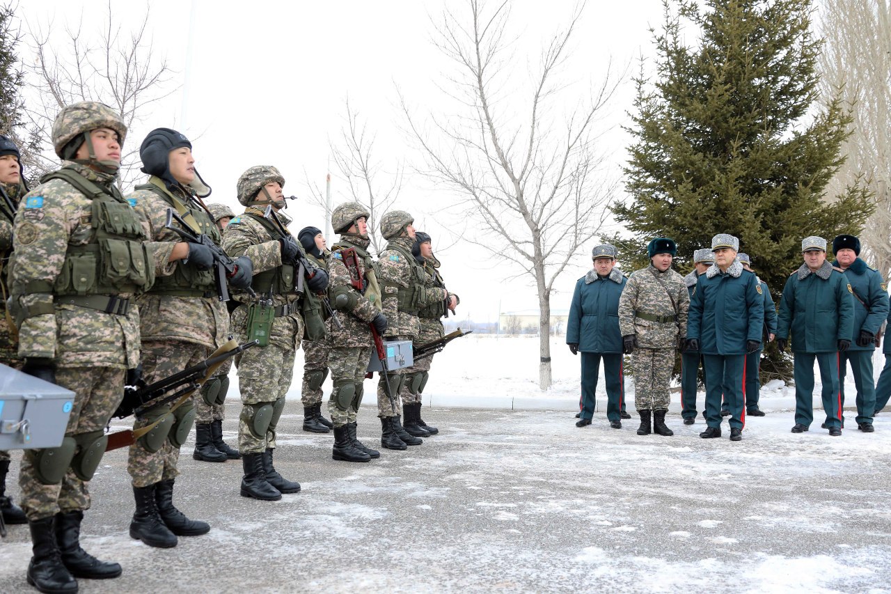 Әскери қызметшілер дабыл бойынша іс-қимылдарды пысықтады