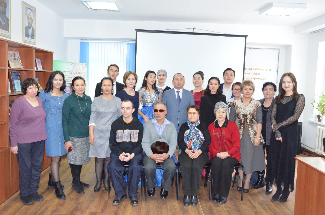 Зағип жандар кітапханасында «Қазақтың бұлбұлы»  әдеби кеші өтті