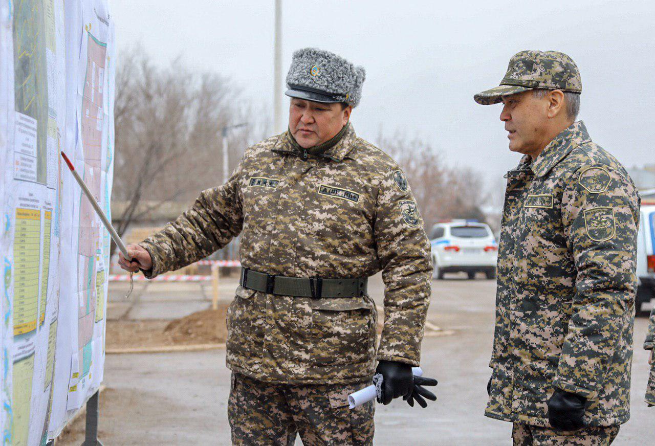 Оңтүстік өңірдің әскери бөлімдері мен мекемелері тексерілді