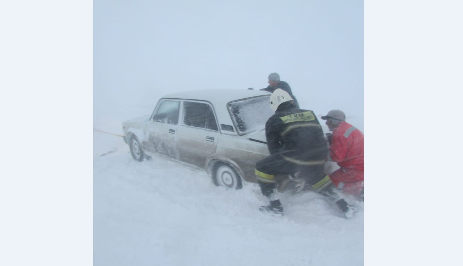 Жамбылда қарлы боранда қалғандар құтқарылды