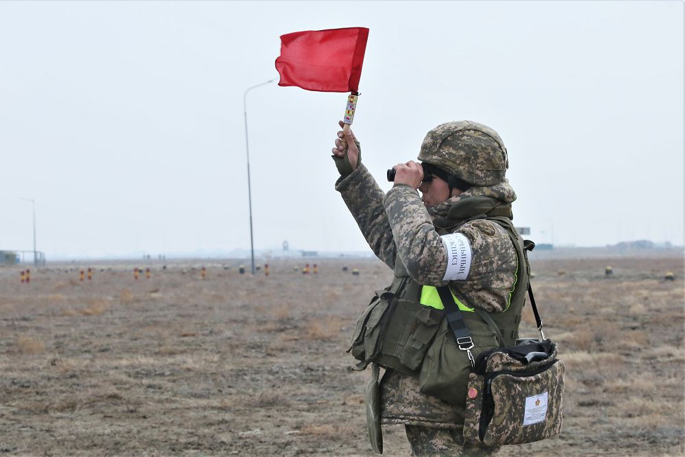 Қазақстанның батысында жауынгерлік атыс жүргізіліп жатыр