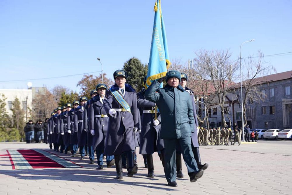 «Біз – Жеңістің мұрагеріміз!» эстафетасы Шымкентке келді
