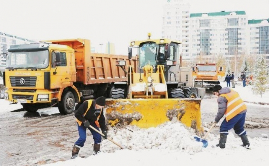Елордадан 32 мың текше метр қар шығарылды