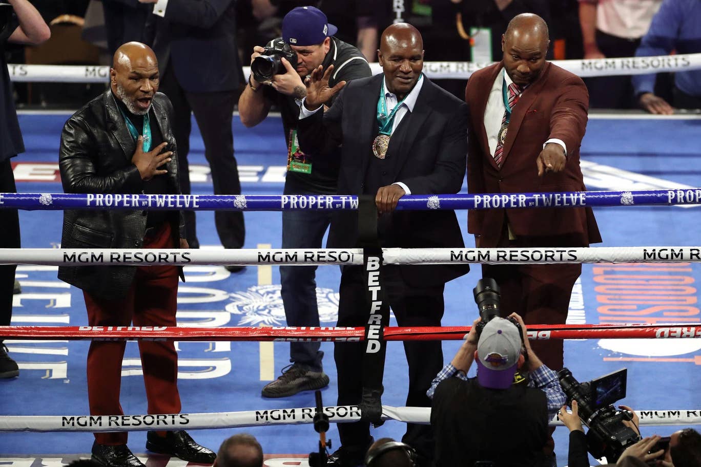 Тайсон, Холифилд, Льюис үштігі Лас-Вегаста құрметке ие болды