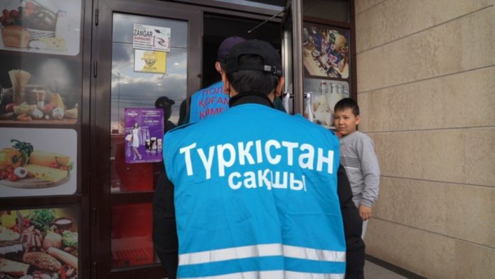 Түркістан: Полицияның 300-ге жуық қоғамдық көмекшісі түсіндірме жұмыстарын жүргізуде