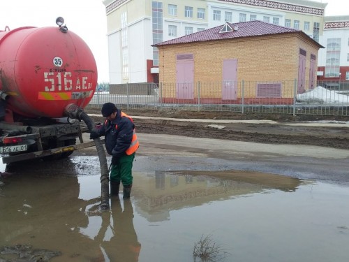 Нұр-Сұлтанда қар суының 200 мыңнан астам текше метрі сорылды