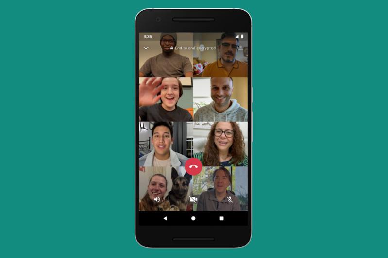 WhatsApp бейне қоңырауларына 8 қолданушыға дейін  қатыса алады