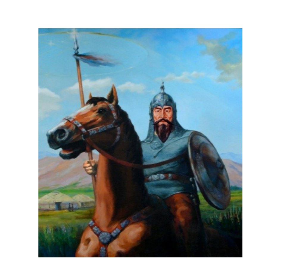 Абылай ханға арғымағын мінгізген