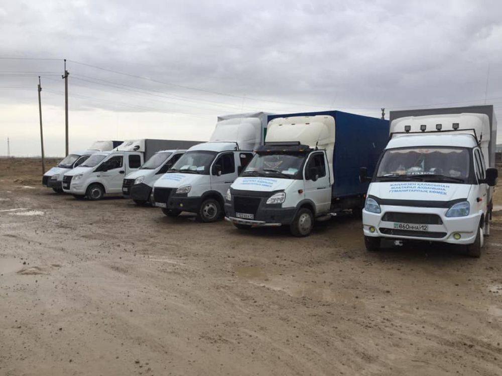 Жаңаөзеннен Түркістан облысына көмек жөнелтілді