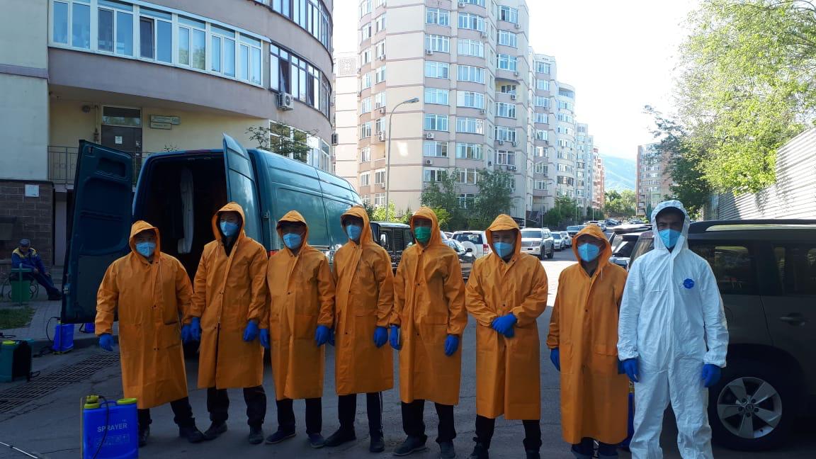 Алматыда 65 бригада залалсыздандыру ісін жүргізіп отыр