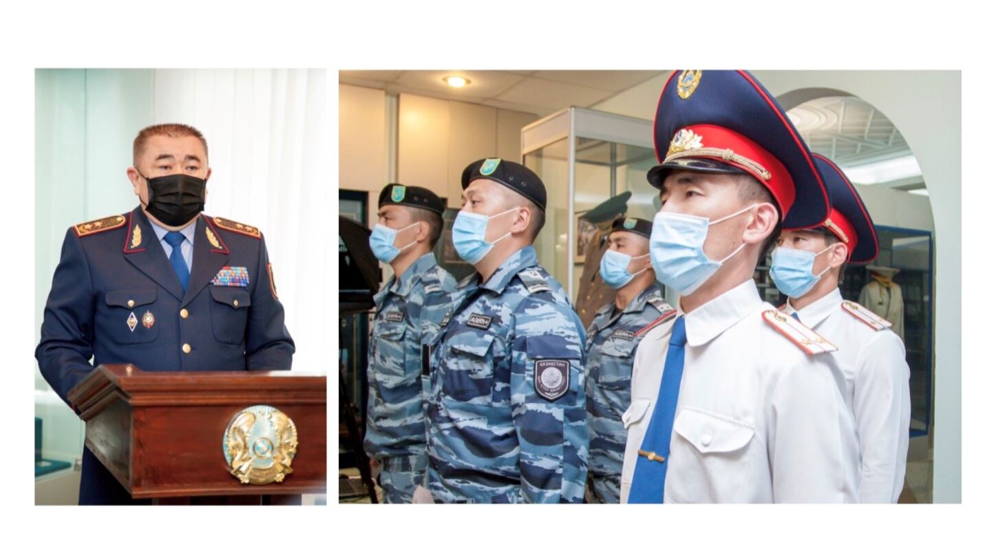 Ерлан Тұрғымбаев жас полицейлерге қызмет куәлігін табыстады