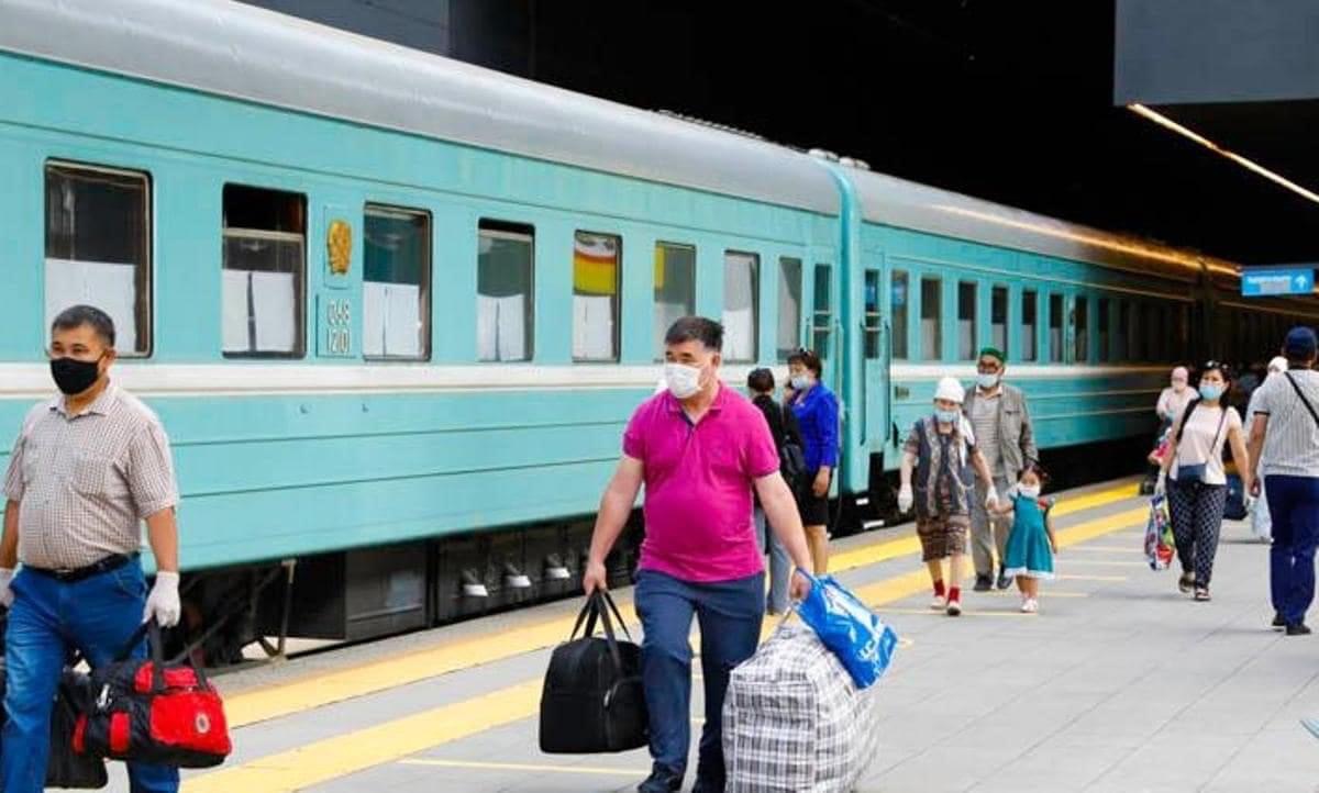 Шымкенттің темір жол вокзалында санитарлық талап күшейтілген