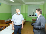 Мұрат Әйтенов инфекциялық госпиталь жұмысымен танысты