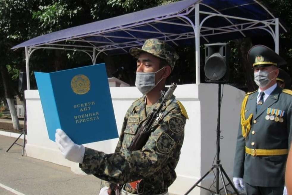 Павлодарда әскери ант алғаш рет онлайн режимде қабылданды