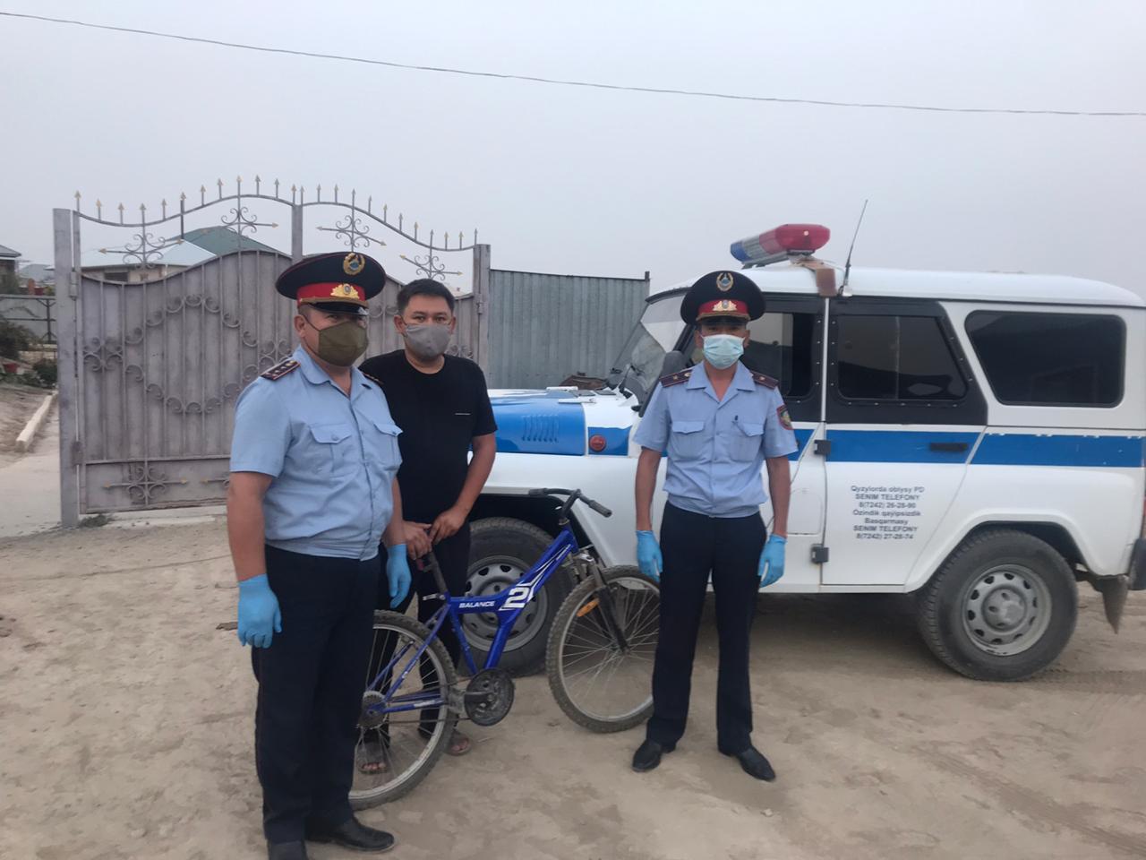 Велосипед ұрлаған азамат қолға түсті