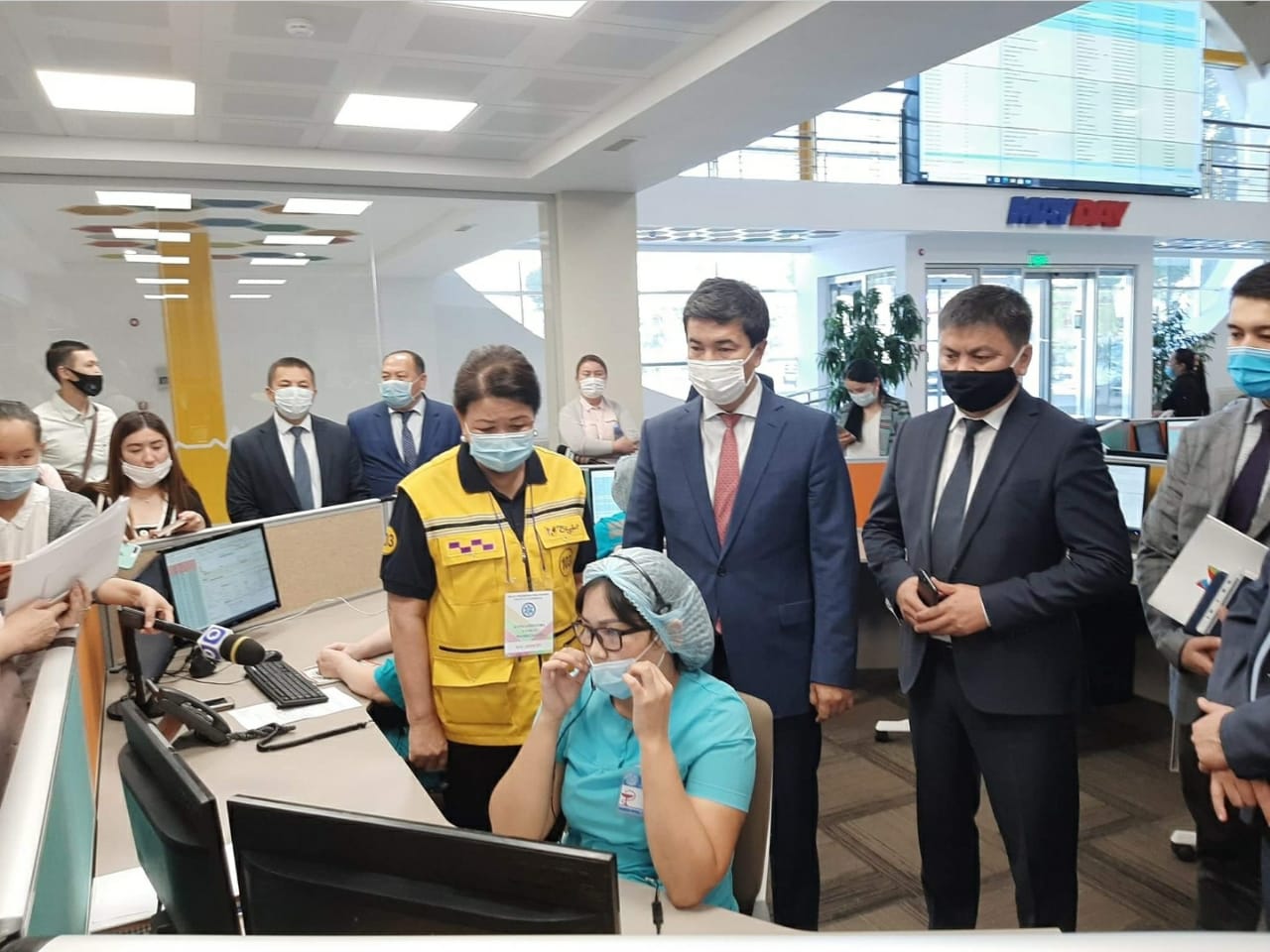 Шымкентте коронавирусқа қарсы медициналық ұйымдардың оқу-жаттығуы өтіп жатыр