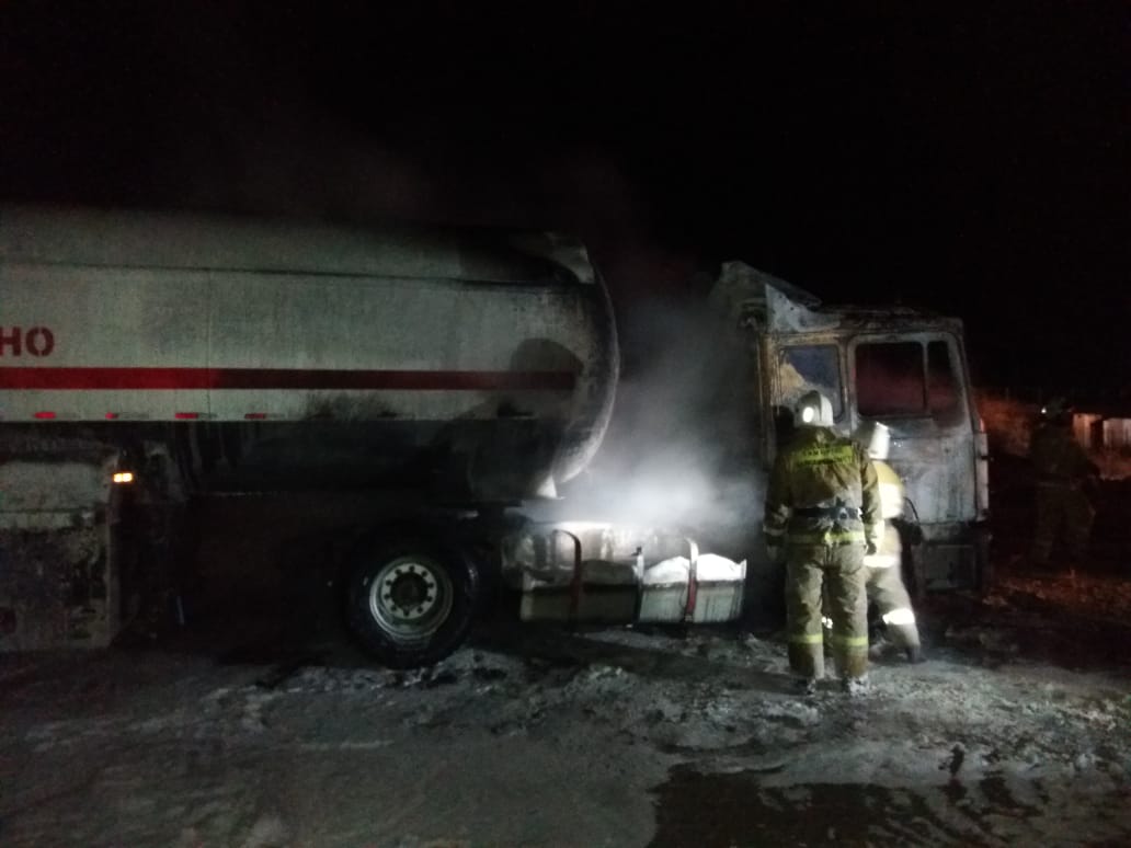Күре жолда өртенген көлік сөндірілді