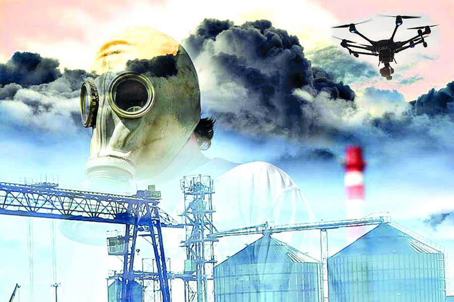 Ақтауда ауа неден бүлінді?