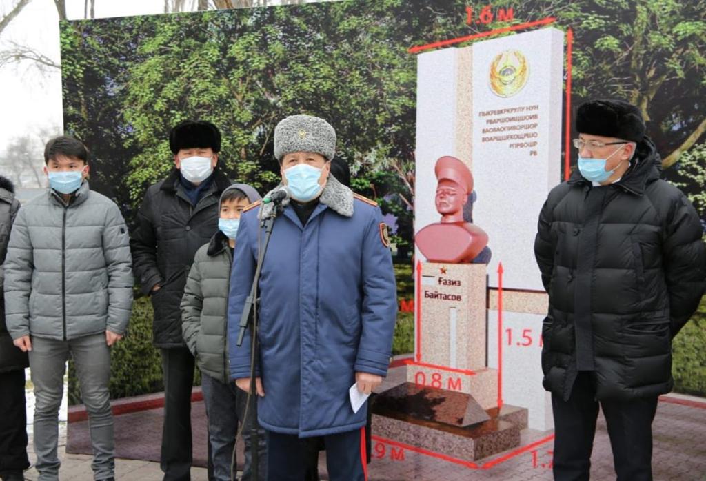 Таразда Ғазиз Байтасов ескерткішінің іргетасы қаланды