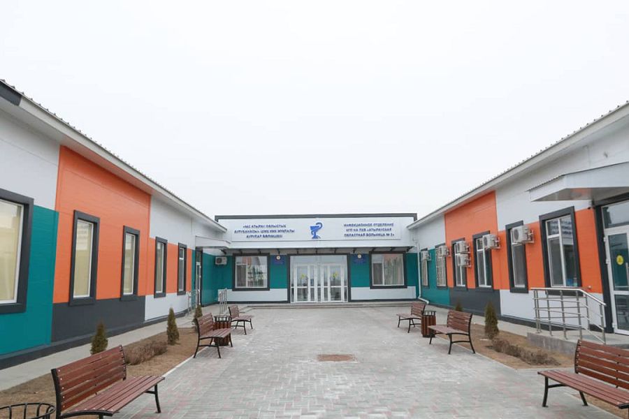 Жаңа ауруханада бәрі бар