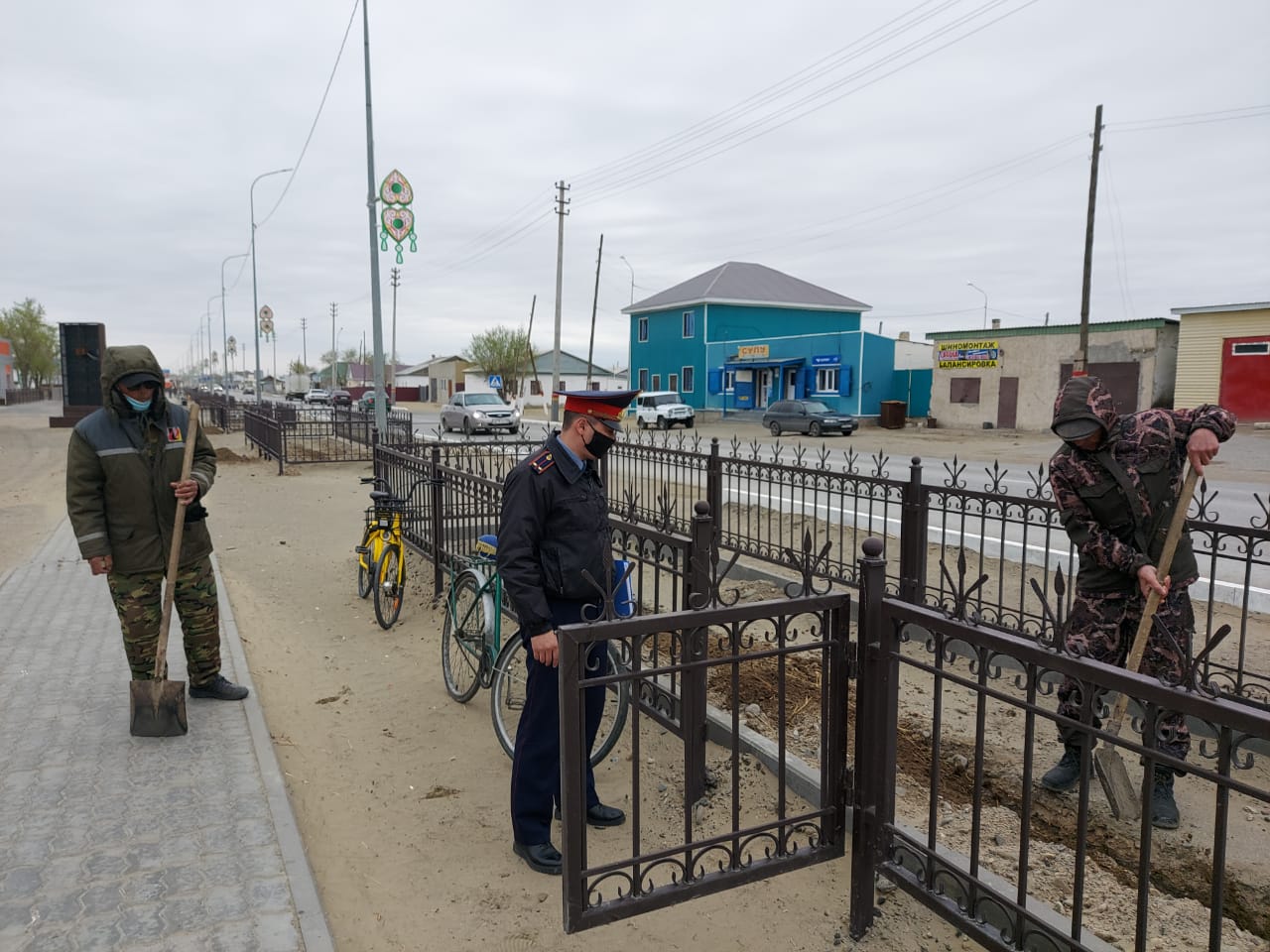 Аралда есірткіні заңсыз тасымалдағандар жазаларын қоғамдық жұмыс арқылы өтеуде