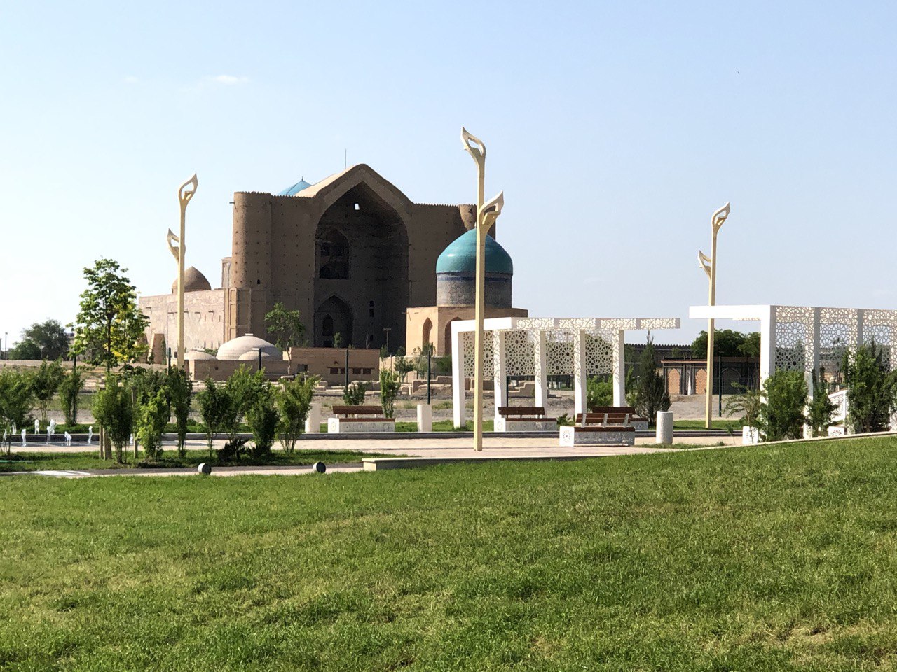 Елбасы Түркістанға келді