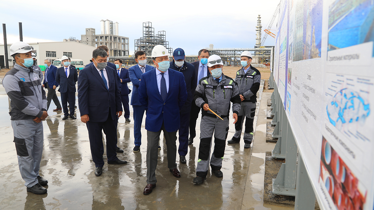 Қашағанда газ өңдеу зауытының құрылысы басталды