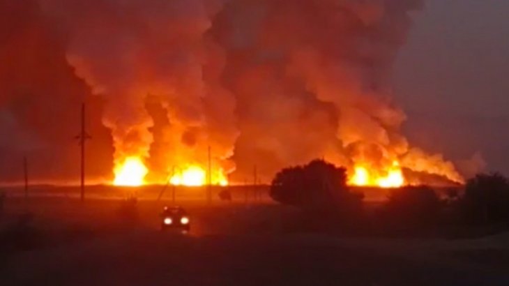 Өрт сөндіруге аттанған бірнеше қызметкер жоғалып кетті