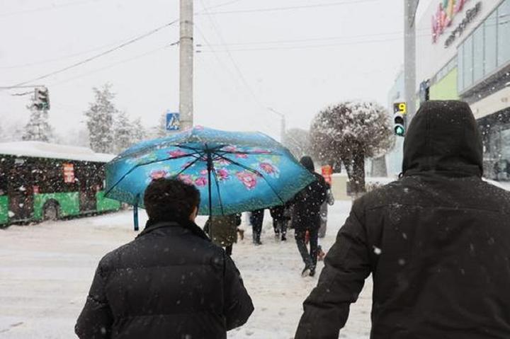 Алматыда тау бөктерінде 40 см қар түсті