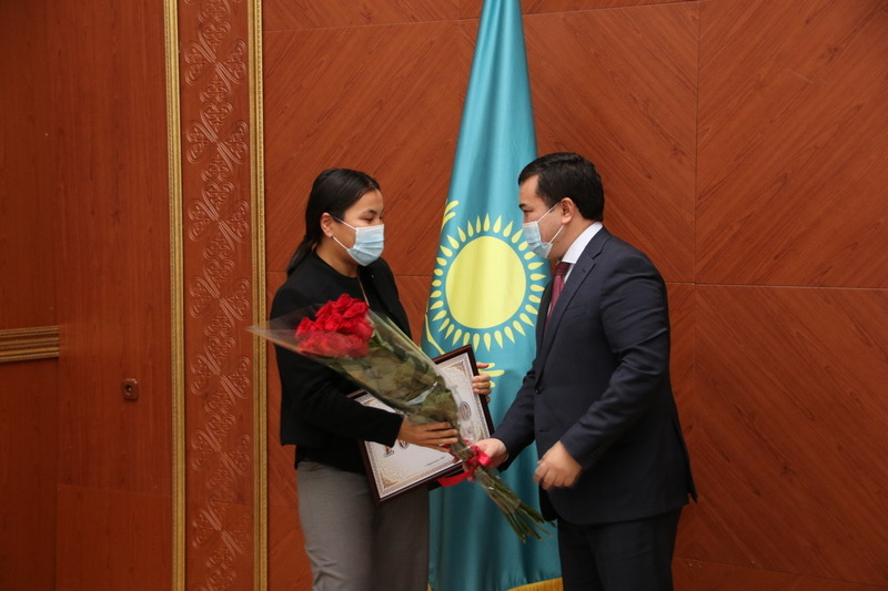 Қарағандыда майталман спортшылар марапатталды