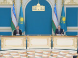 Қазақстан мен Өзбекстан президенттері бірлескен брифинг өткізді
