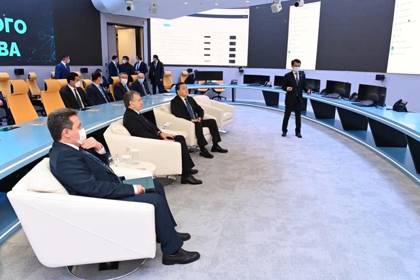 Шавкат Мирзиёев Цифрлық үкімет офисінде болды