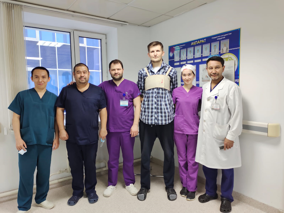 Аорта қатпарлануы бар жүрекке жасалған ота