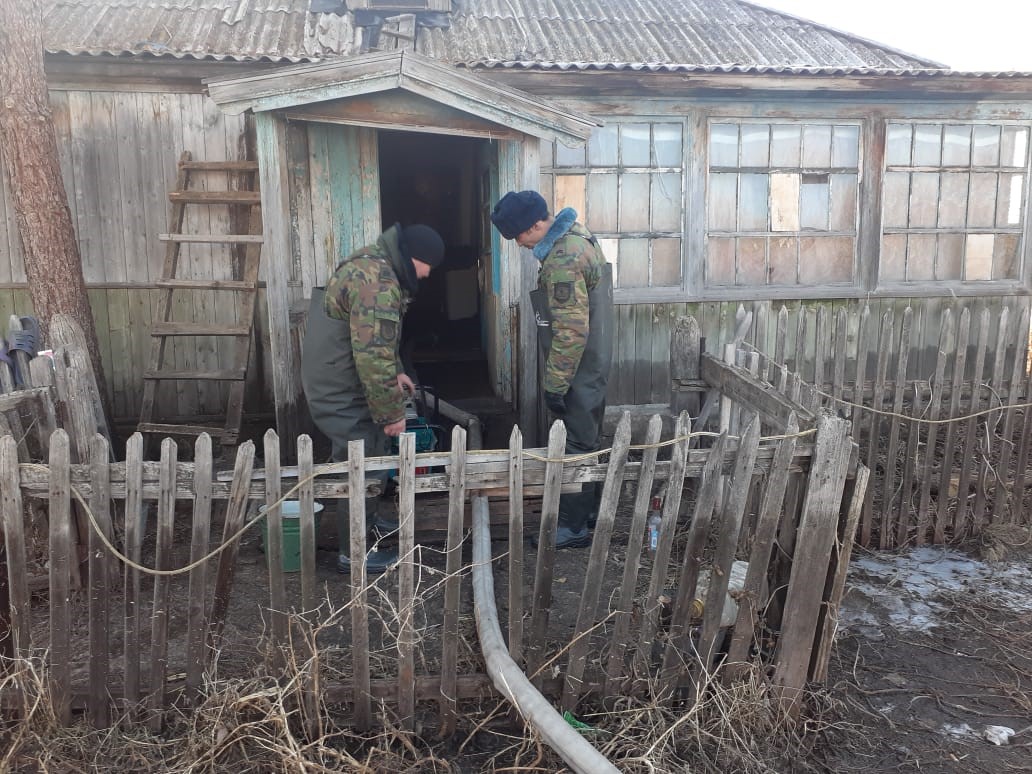 Үбі өзені арнасынан асып кетті