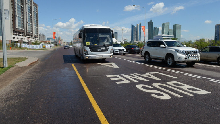 Автокөліктерге BUS Lane емес, басқа жол дұрыс