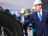 Әлихан Смайылов KamaTyresKZ зауытының құрылыс алаңына барды