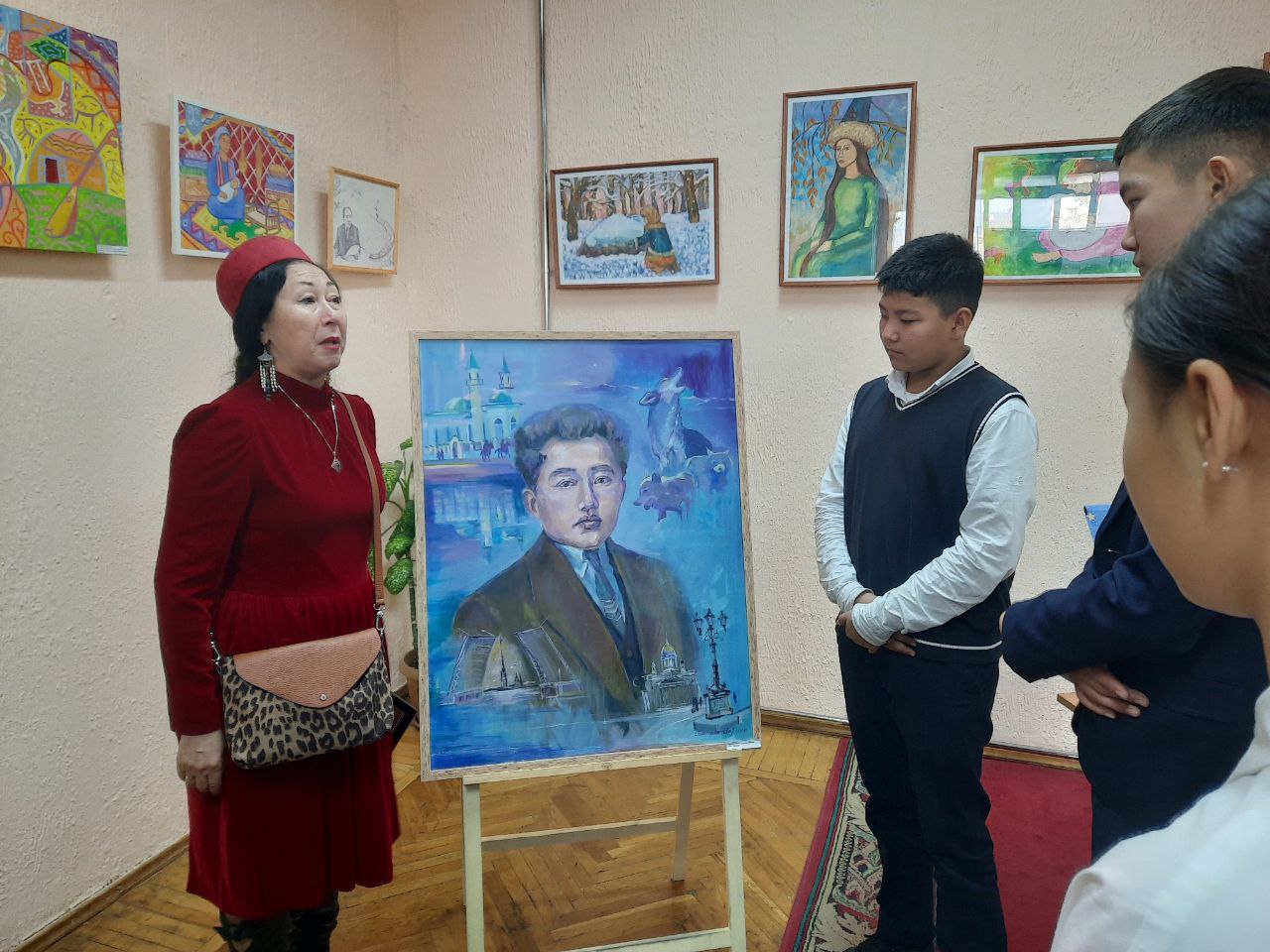 Әуезов әлемі суретшілер көзімен...