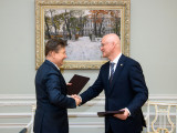 Роман Скляр «Газпром» басшысымен келіссөз жүргізді